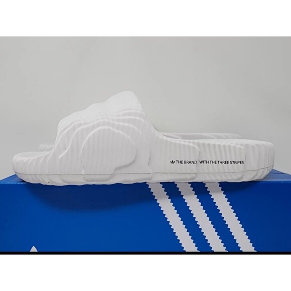 New Men\'s Size 8 Adidas Originals OFF WHITE Adilette 22 slide HQ4672 main image 9